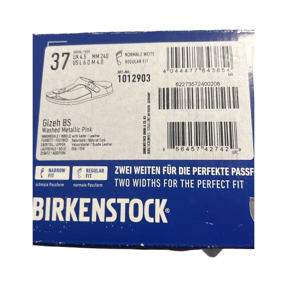 Birkenstock Gizeh Washed Metallic Pink - Picture 5 of 5